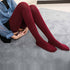 Women's cotton socks over the knee socks creative high socks - ROUTINE FASHION